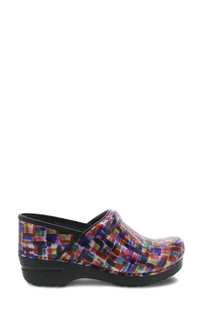 Shop Dansko 'professional' Clog In Color Block Patent