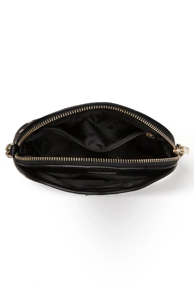 Shop Kate Spade Small Spencer Polka Dot Crossbody Bag In Black Multi