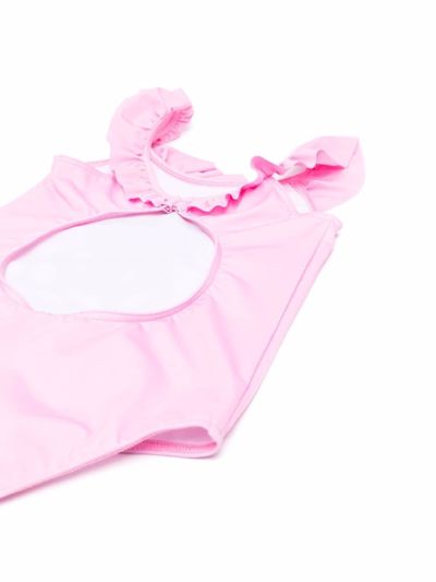 Shop Moschino Kids Swimsuit In Pink