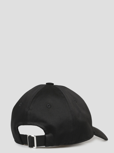 Shop Fourtwofour On Fairfax Logo Embroidery Hat In Black