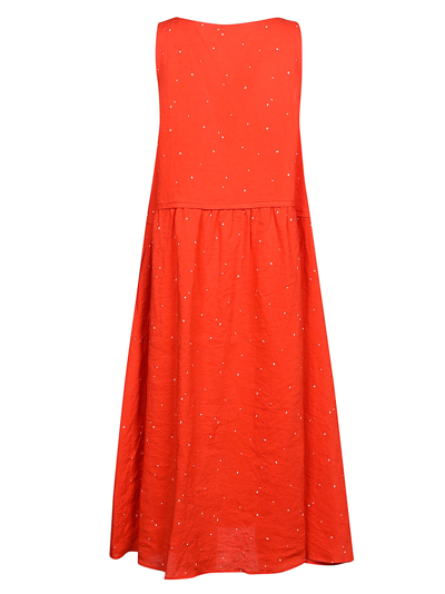 Shop Apuntob Dresses Red
