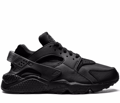 Shop Nike Air Huarache Heel Tab Sneakers In Black