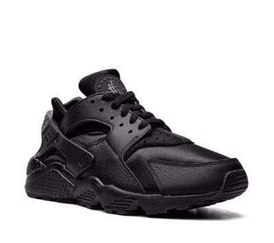 Shop Nike Air Huarache Heel Tab Sneakers In Black
