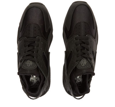 Shop Nike Air Huarache Heel Tab Sneakers In Black