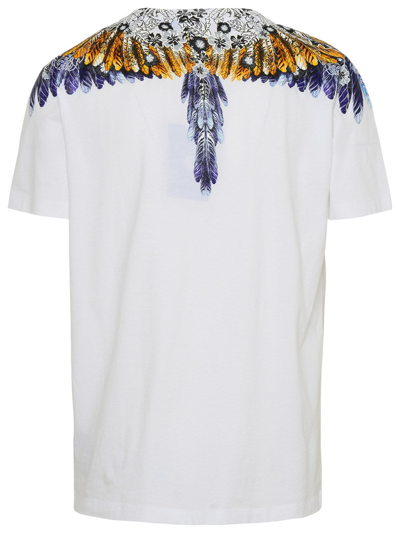 Shop Marcelo Burlon County Of Milan White Cotton Wings T-shirt