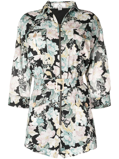 Shop We Are Kindred Talulah Floral-print Playsuit In Green