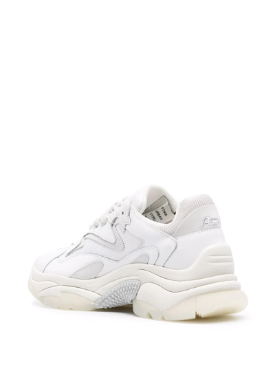 Shop Ash Addict Low-top Chunky Sneakers In Weiss