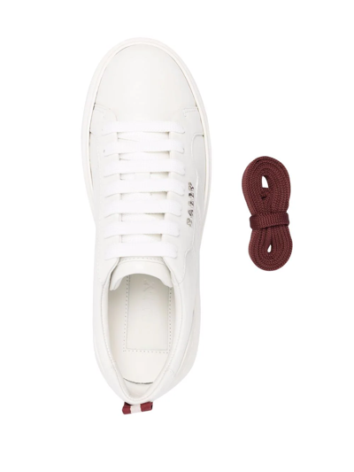 Shop Bally New Maxim Low-top Sneakers In Weiss
