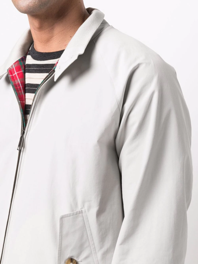 Baracuta G9 Harrington Natural Bomber Jacket In Grau