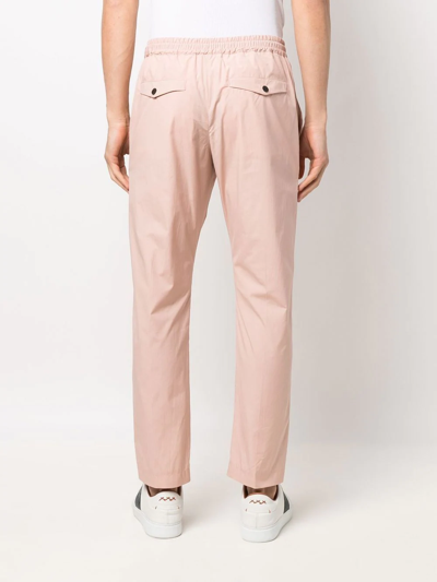 Pt Torino Drawstring-waist Four-pocket Chinos In Rosa