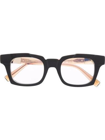 Shop Kuboraum Square-frame Glasses In Neutrals