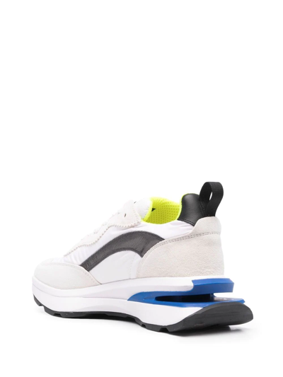 Shop Dsquared2 Colour Block Low Top Sneakers In White