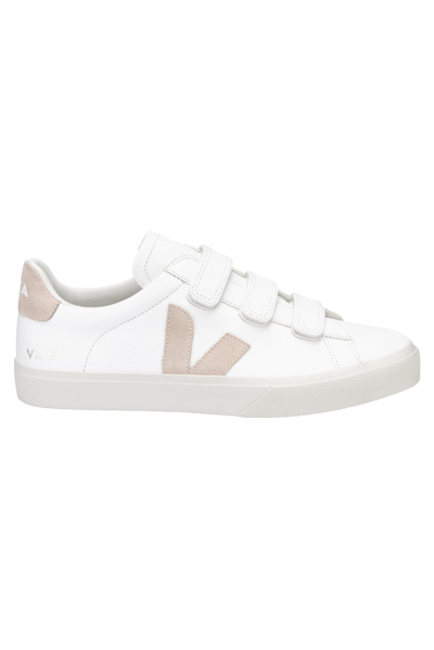 Shop Veja Women's Recife Velcro Trainers In White