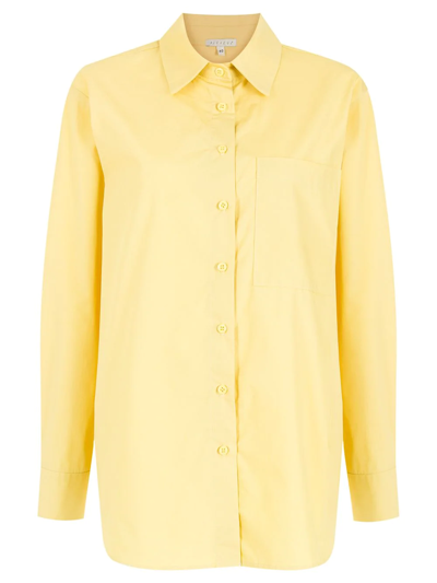 Shop Alcaçuz Long-sleeve Shirt In Yellow
