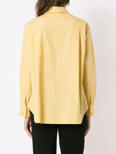 Shop Alcaçuz Long-sleeve Shirt In Yellow