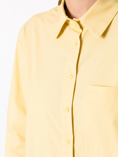 Shop Alcaçuz Long-sleeve Shirt In Yellow