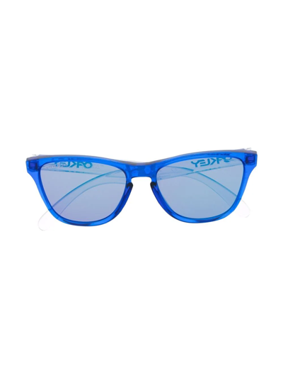 Shop Oakley Frogskins™ Xs Wayfarer Sunglasses In Blue