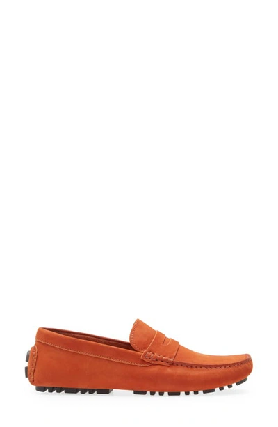 Shop Nordstrom Rack Mario Penny Loafer In Orange