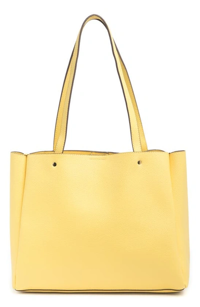 Shop Nanette Lepore Arriss Triple Section Shoulder Bag In Yellow