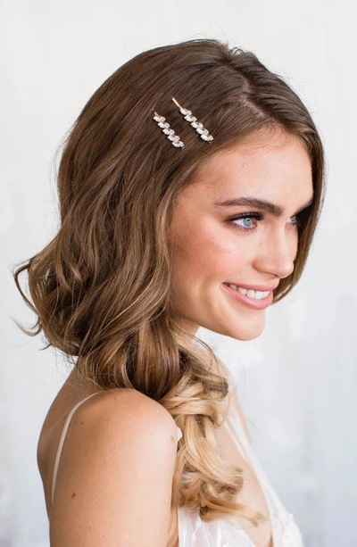 Shop Brides And Hairpins Brides & Hairpins Abril Comb In Gold