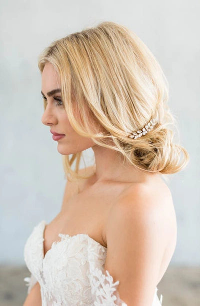 Shop Brides And Hairpins Amber Comb In Gold