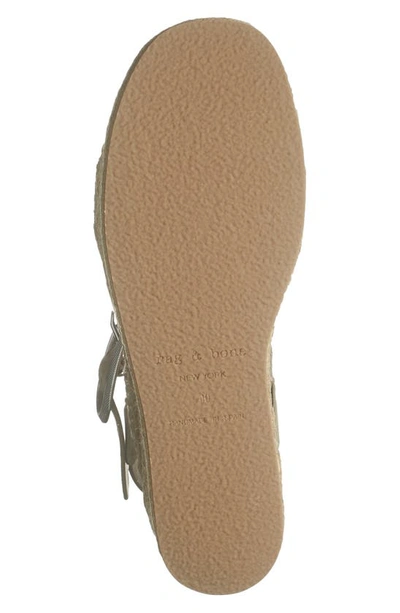 Shop Rag & Bone Ansley Buckle Espadrille Sandal In Light Sands