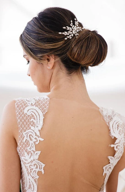 Brides And Hairpins Isadora Crystal Hair Clip In Gold