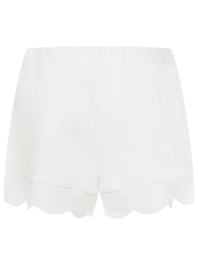 Shop Moschino Shorts White
