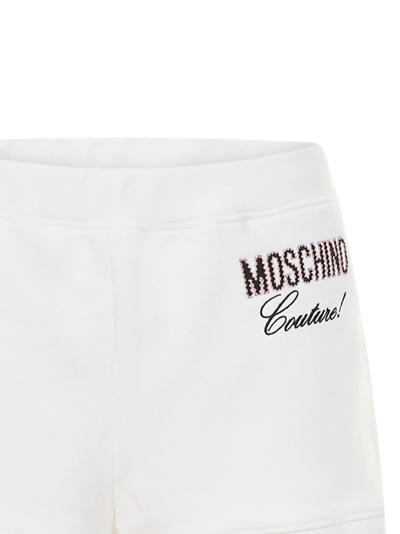 Shop Moschino Shorts White