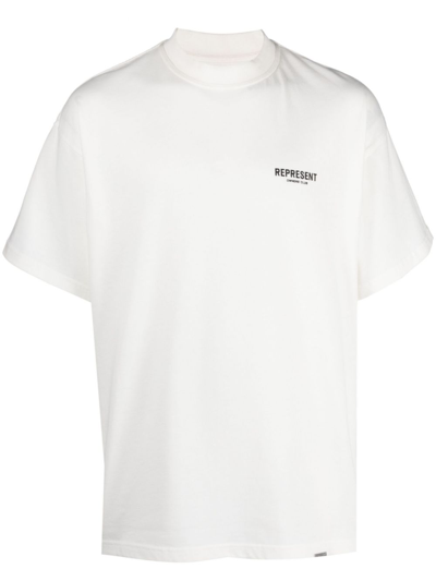 Shop Represent T-shirts And Polos In Flat White