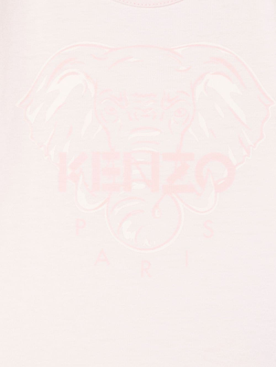Shop Kenzo Elephant Logo-print T-shirt In Pink