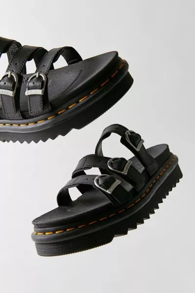 Shop Dr. Martens' Blaire Slide Sandal In Black