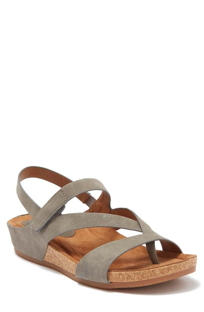 Shop Eurosoft Gianetta Ankle Strap Sandal In Grey