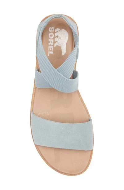 Shop Sorel Ella Ii Sandal In Crushed Blue Cinder Grey