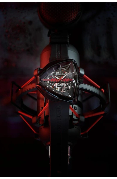 Hamilton Elvis80 Skeleton Automatic Mens Watch H24535331 In Black