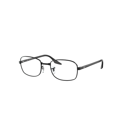 Shop Ray Ban Eyeglasses Unisex Rb3690 Optics - Black Frame Clear Lenses Polarized 53-21