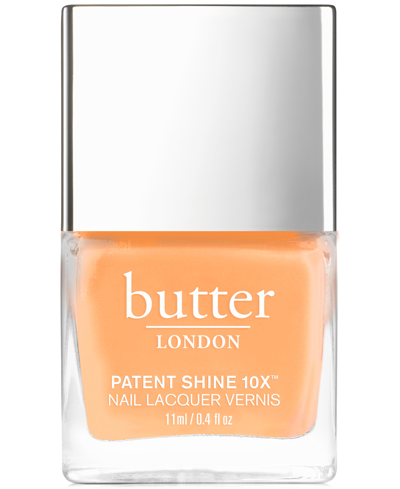 Shop Butter London Patent Shine 10x Nail Lacquer In Pop Orange (light Tangerine Creme)