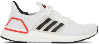 Shop Adidas Originals White Ultraboost Climacool 1 Dna Sneakers In Ftwr White/core Blac