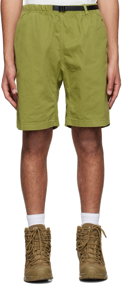 Shop Gramicci Green G Shorts In Moss