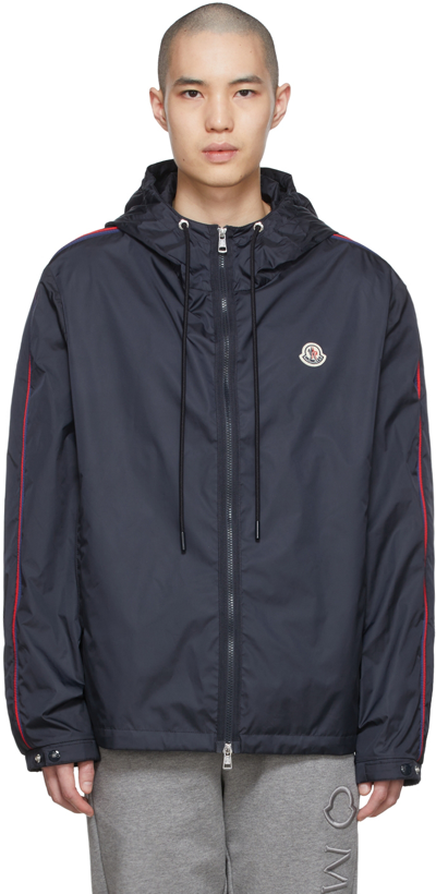 Shop Moncler Navy Hattab Jacket In 775 Navy