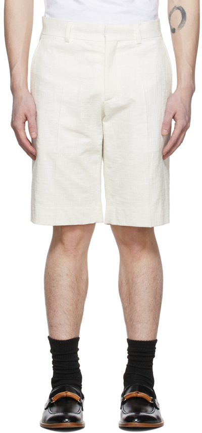 Casablanca Off-white Cotton Shorts In Off-white