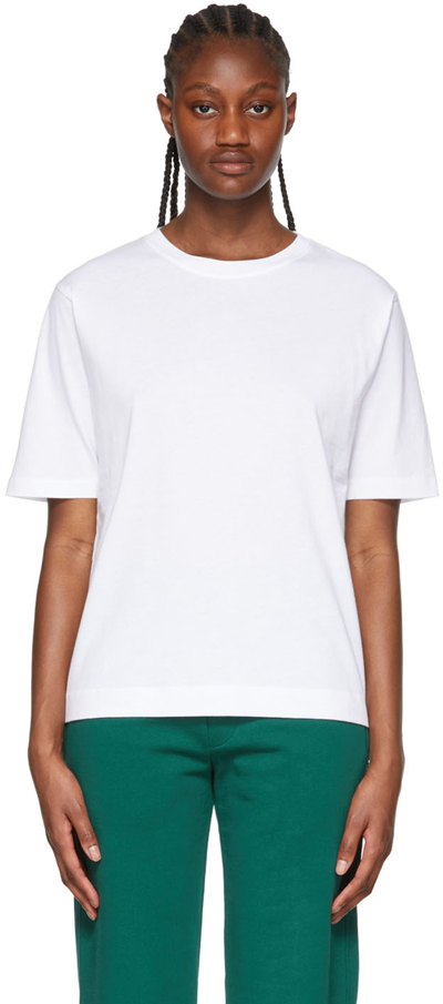 Shop Dries Van Noten White Cotton T-shirt In 1 White