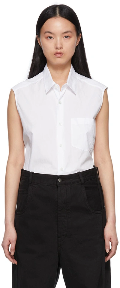 Shop Ann Demeulemeester White Amelie Shirt In 001 White