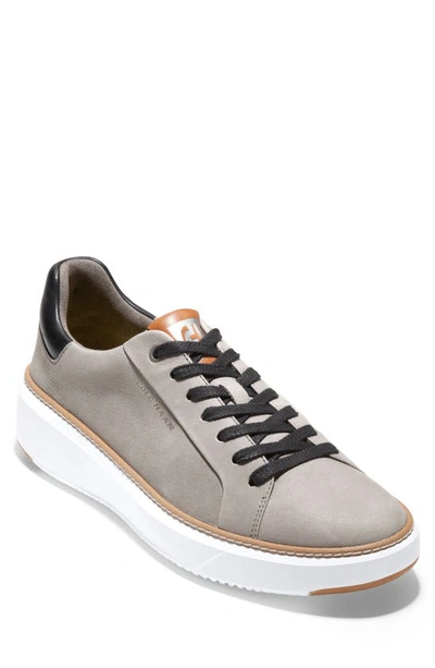 Shop Cole Haan Grandpro Topspin Sneaker In Ironstone Leather/ Nubuck