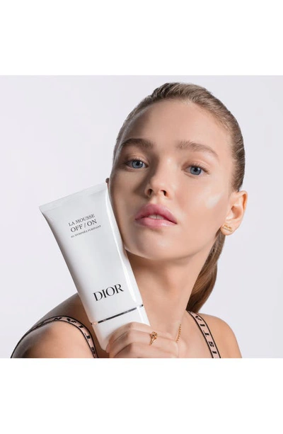 Shop Dior La Mousse Off/on Foaming Face Cleanser, 5 oz