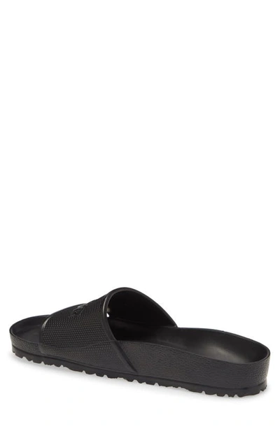 Birkenstock Barbados Logo-embossed Eva Slides In Black
