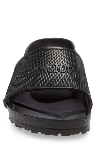 Birkenstock Barbados Logo-embossed Eva Slides In Black