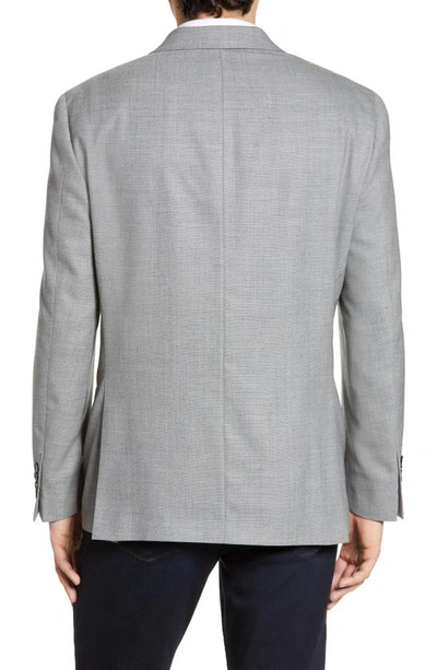 Hart Schaffner Marx New York Fit Solid Wool Blazer In Grey