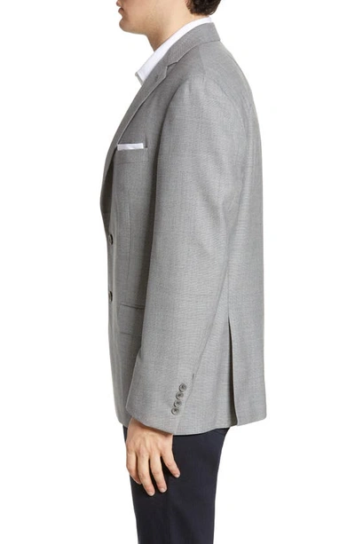 Hart Schaffner Marx New York Fit Solid Wool Blazer In Grey