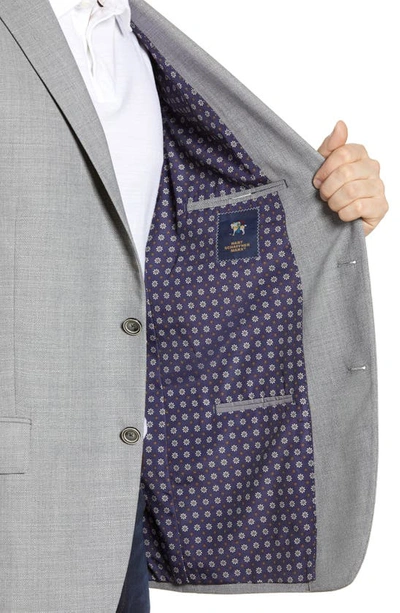 Hart Schaffner Marx New York Fit Solid Wool Blazer In Grey